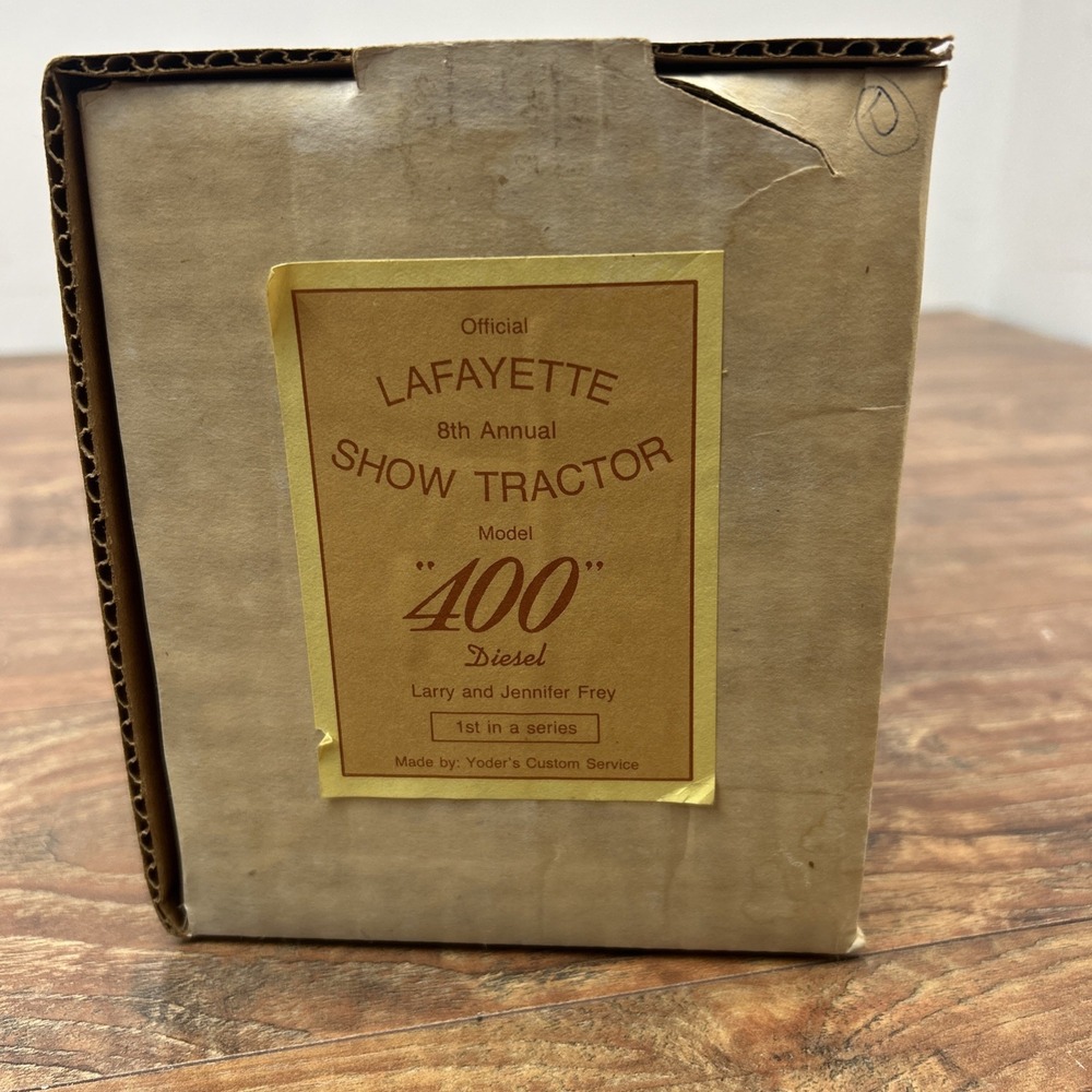 1/16 Yoder Lafayette Show Tractor Plastic Case 400 Diesel Yoder Custom Service - Picture 6 of 9